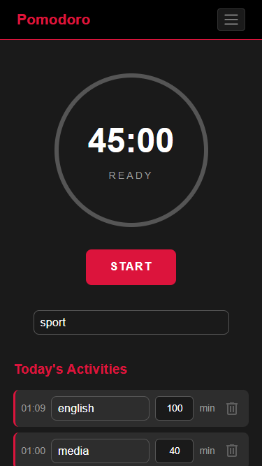 Pomodoro timer